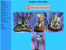 Tablet Screenshot of foddiescollectables.co.uk